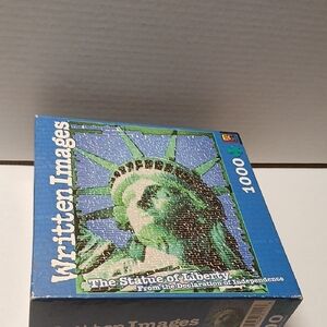 Statue of Liberty Vintage 1000 Piece Puzzle GUC